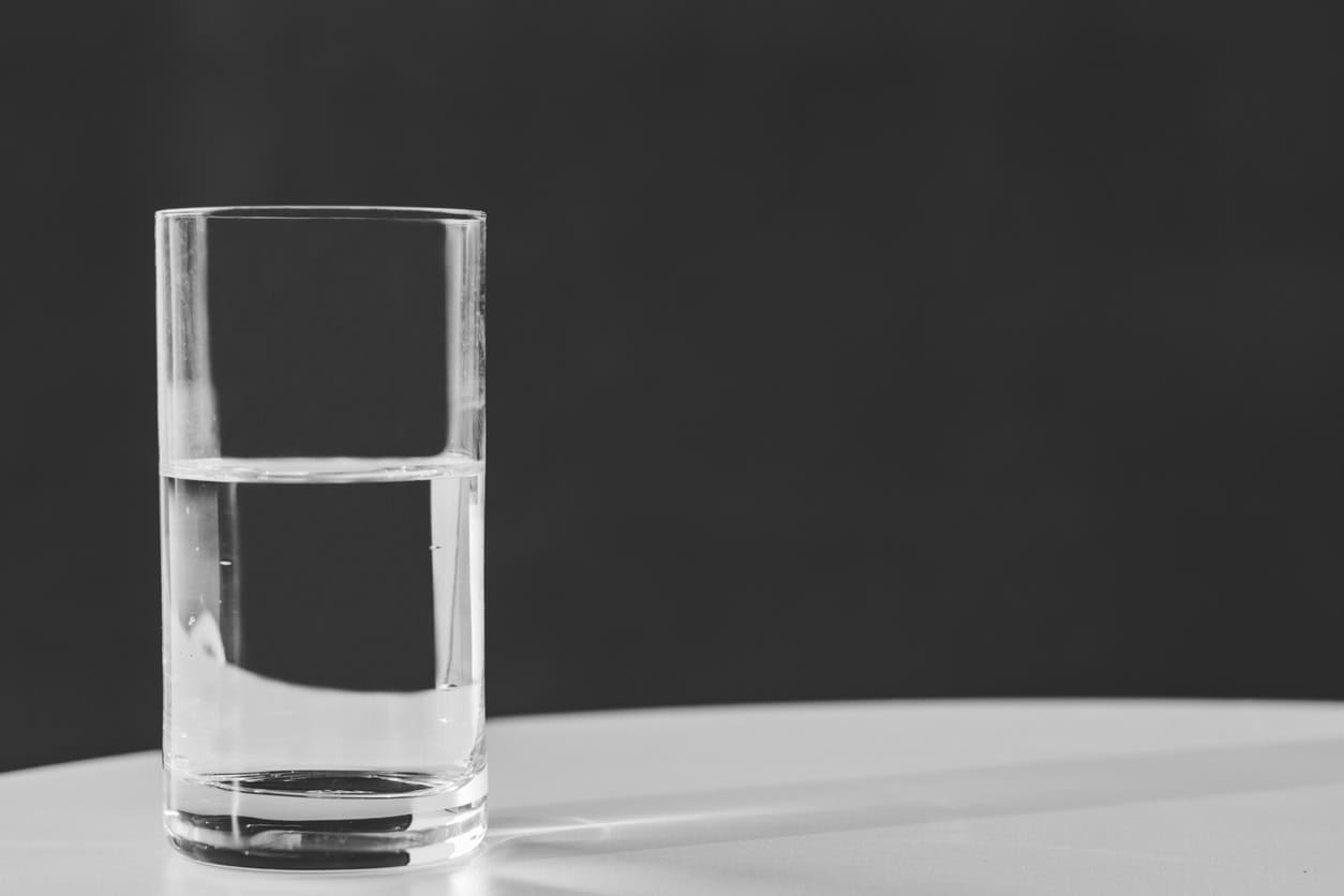 glass of water
