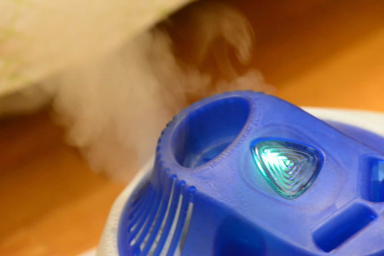 Top view of a vaporiser