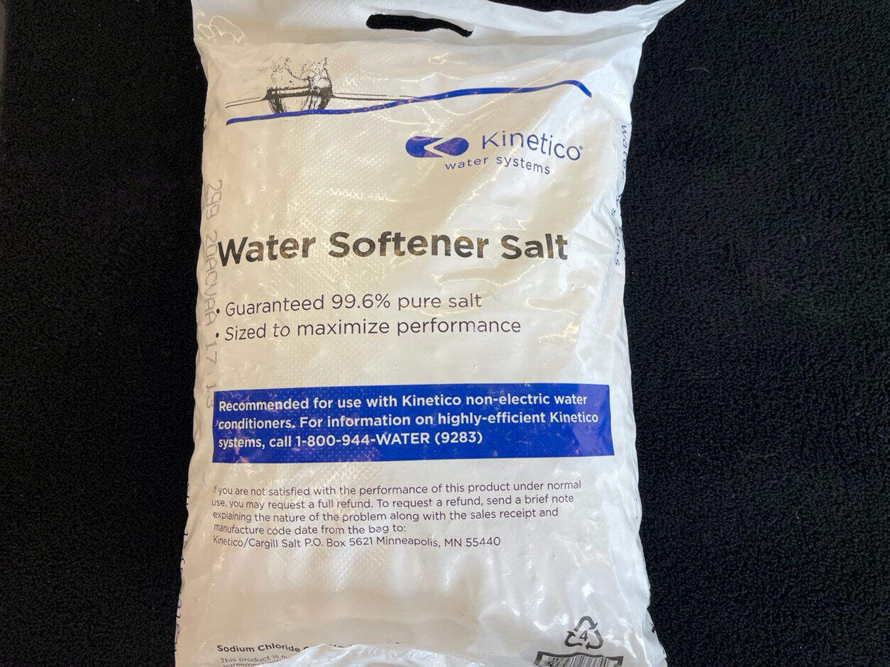 Package of Kinetico water softener salt