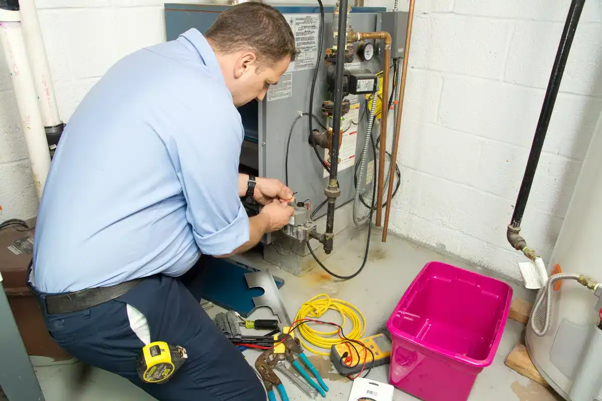 Professional furnace inspection