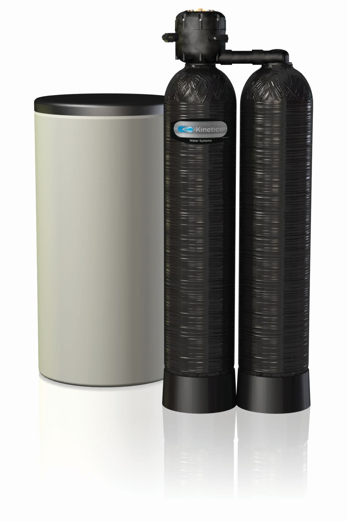 Kinetico water softener with brine tank
