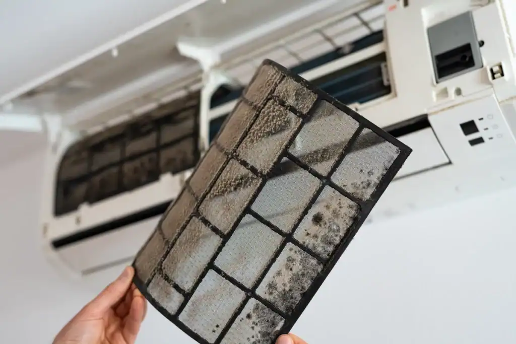 dirty AC filter