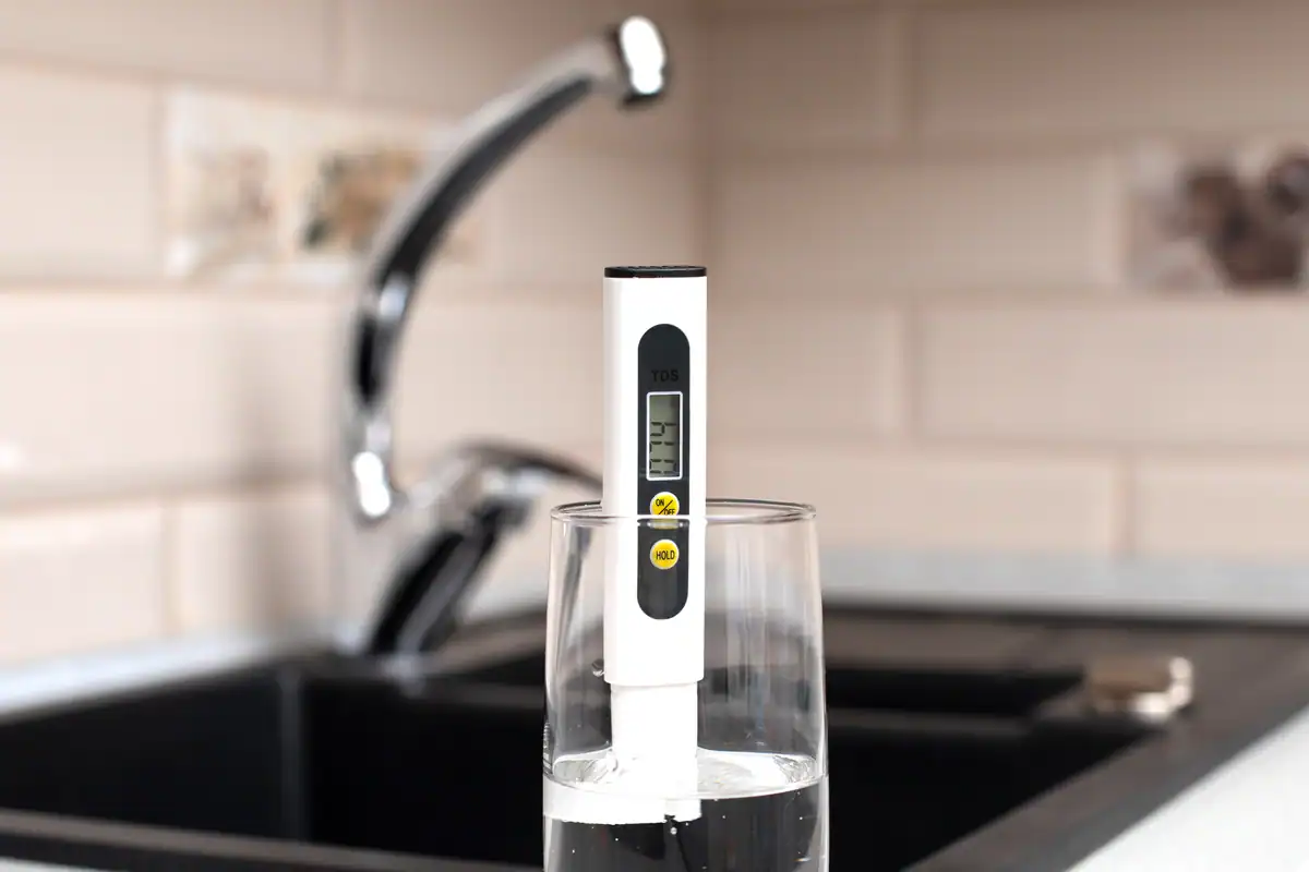 water hardness level measuring