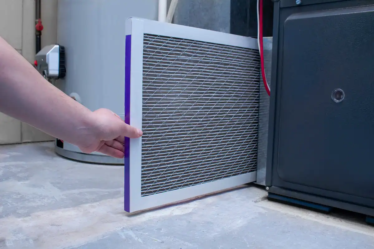 pulling air filter