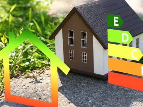 Energy efficient home graphic